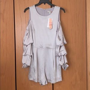 Silver romper